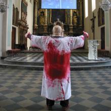 Materialprobe TOTAL SPIEGEL HERMANN NITSCH der Maler als Skulptur – eine Realitätserleichterung, 2005